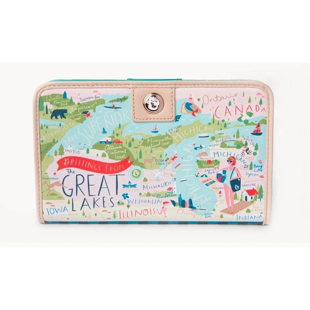 Spartina NEW Great Lakes Snap Wallet